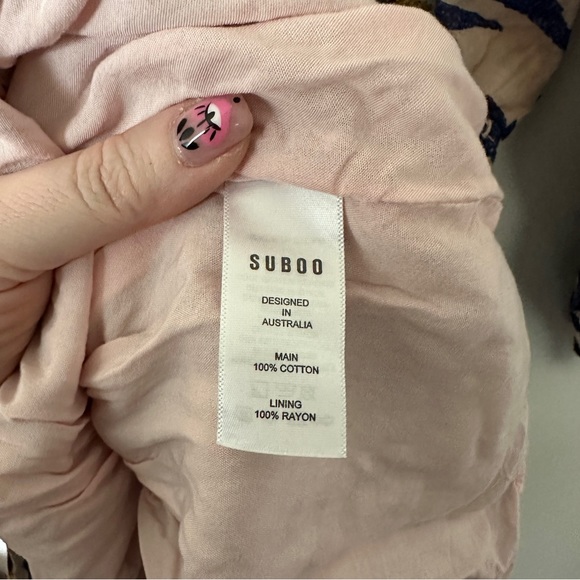 Suboo • Into the Wilds Shirred Wrap Mini Animal Print Dress - Picture 10 of 10